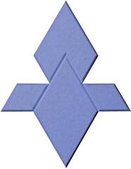 Абсорбиращ панел от пяна Mega Acoustic FACLON-PET 10 Pieces Blue Абсорбиращ панел от пяна