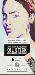 Öl-Pastell Sennelier 62.1701 Ölpastellset Light Tones Portrait 6 Stck