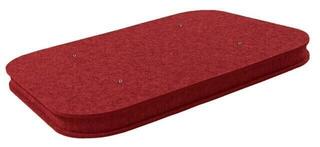 Absorpcijska pena Mega Acoustic AcouCloud Flat PET 7 cm Dark Red Absorpcijska pena
