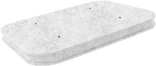 Absorpcijska pena Mega Acoustic AcouCloud Flat PET 7 cm White-Gray Absorpcijska pena
