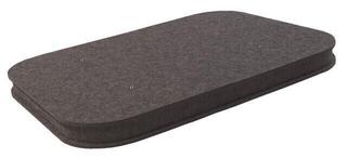 Panou absorbant din spumă Mega Acoustic AcouCloud Flat PET 7 cm Dark Gray Panou absorbant din spumă