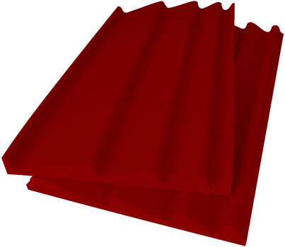 Absorpcijska pena Mega Acoustic WAVE Panel AB 120x60 Red Absorpcijska pena - 1