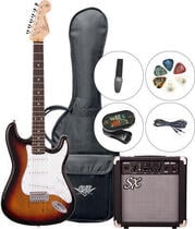 SX SE1 3-Tone Sunburst Електрогітара (Як новий)