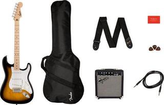 Electric guitar Fender Squier Sonic Stratocaster Pack 2-Color Sunburst Electric guitar