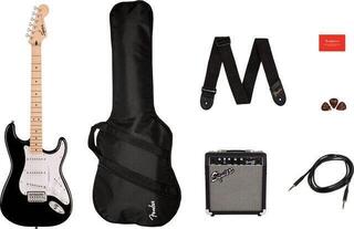 Gitara elektryczna Fender Squier Sonic Stratocaster Pack Black Gitara elektryczna