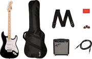 Fender Squier Sonic Stratocaster Pack Black Električna gitara