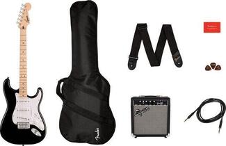 Fender Squier Sonic Stratocaster Pack Black Електрогітара (Як новий)