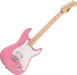 Electric guitar Fender Squier Sonic Stratocaster HT H MN Flash Pink Electric guitar