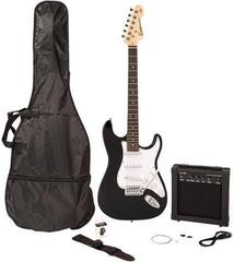 Gitara elektryczna Encore E60 Blaster Pack Gloss Black Gitara elektryczna