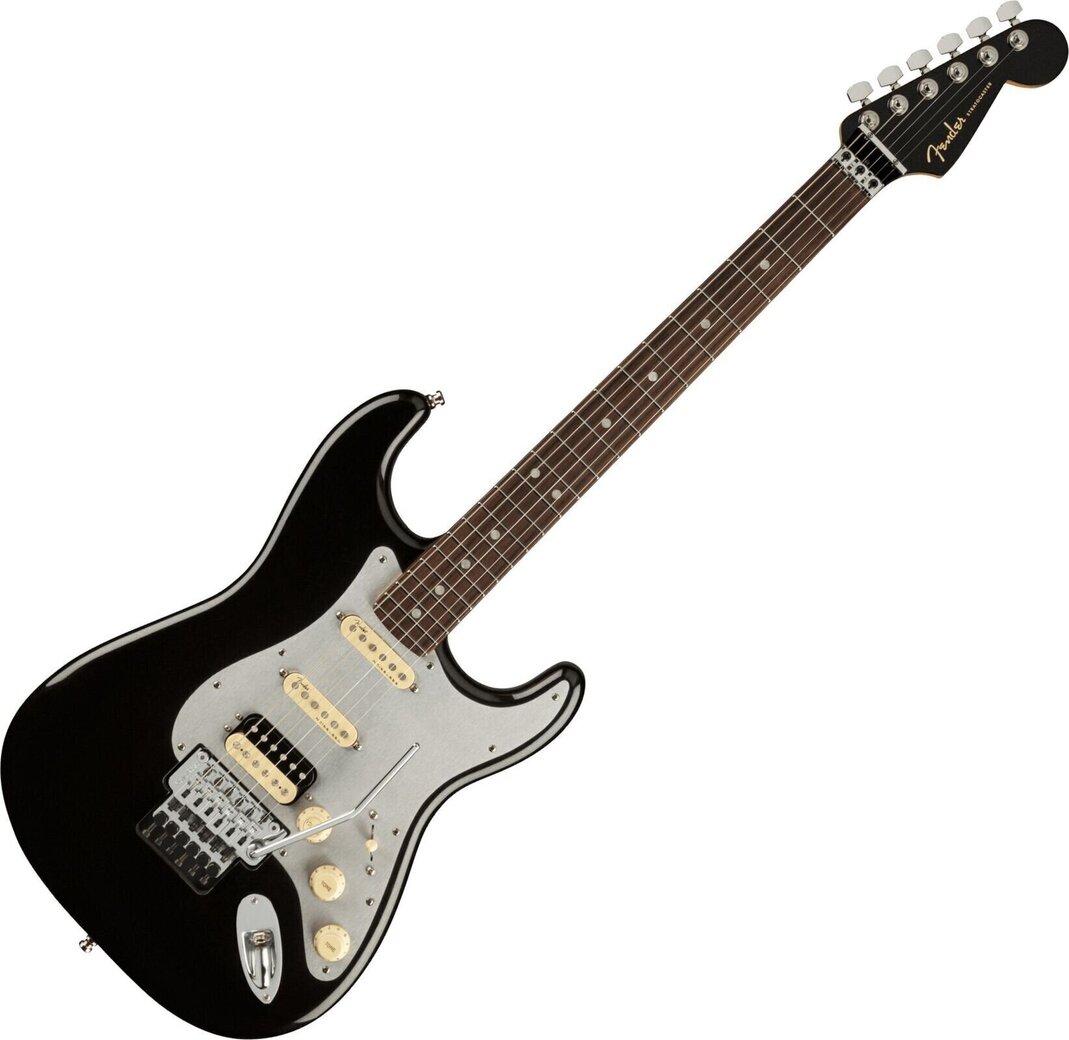 ギター Fender Ultra Luxe FR HH - Mystic Black Fender Ultra Luxe Stratocaster FR HSS Guitarra eléctrica - Muziker