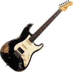 Elektrische gitaar Henry's ST-1 Mamba Black Relic Elektrische gitaar