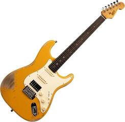 Guitarra elétrica Henry's ST-1 Viper Yellow Relic Guitarra elétrica