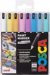 Flomaster Uni Posca 60.1923 Сет акрилних маркера 0,7 mm Pastel 8 Ком