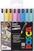 Viltstift Uni Posca 60.1923 Set acrylstiften 0,7 mm Pastel 8 stuks