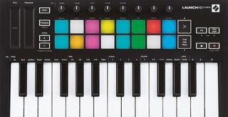 Clavier MIDI Novation Launchkey Mini MK3 Clavier MIDI Black