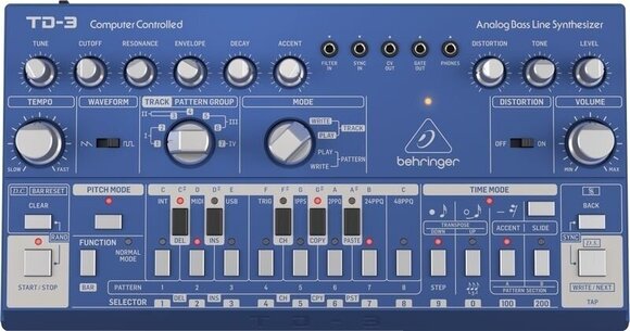 Synthesizer Behringer TD-3 Synthesizer Blue - 1