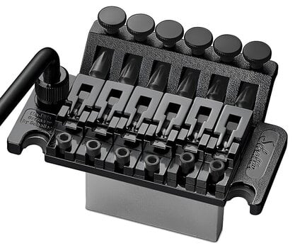 Tremolo Schaller 13020442.02 Block 42 Nut R2 Black Chrome - 1