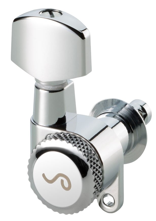 Mécanique pour guitare Schaller M6 Vintage Chrome Chrome Mécanique pour guitare