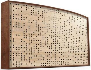 Absorbent Holzplatte Mega Acoustic AcouStand Binary Diffuser Sonoma Oak/Alder/Black Absorbent Holzplatte