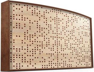 Absorbent leseni panel Mega Acoustic AcouStand Binary Diffuser Sonoma Oak/Alder/Red Absorbent leseni panel