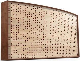 Apsorpcijska ploča od drveta Mega Acoustic AcouStand Binary Diffuser Negative Sonoma Oak/Alder/Red Apsorpcijska ploča od drveta