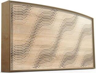Apsorpcijska ploča od drveta Mega Acoustic AcouStand SineWave Sonoma Oak/Natural/Black Apsorpcijska ploča od drveta