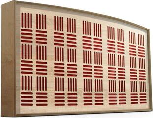 Absorbent leseni panel Mega Acoustic AcouStand Bean Sonoma Oak/Natural/Red Absorbent leseni panel