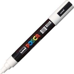 Felt-Tip Pen Uni Posca PC-5M Acrylic Marker 1,8 - 2,5 mm 01 White 1 pc