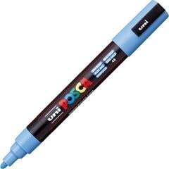 Felt-Tip Pen Uni Posca PC-5M Acrylic Marker 1,8 - 2,5 mm 48 Sky Blue 1 pc