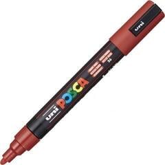 Felt-Tip Pen Uni Posca PC-5M Acrylic Marker 1,8 - 2,5 mm 56 Rubles Red 1 pc