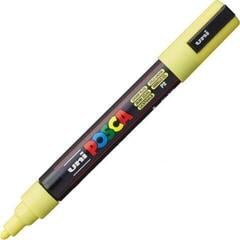 Felt-Tip Pen Uni Posca PC-5M Acrylic Marker 1,8 - 2,5 mm P2 Pastel Yellow 1 pc