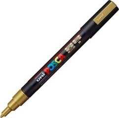 Felt-Tip Pen Uni Posca PC-3M Acrylic Marker 0,9 - 1,3 mm 25 Gold 1 pc