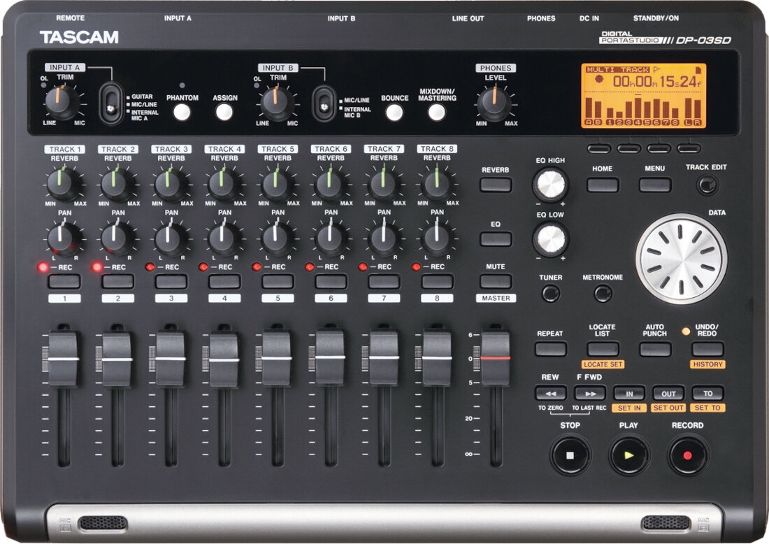 Multitrack kompaktni studio Tascam DP-03SD Multitrack kompaktni studio