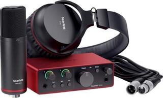 USB-audio-interface - geluidskaart Focusrite Scarlett Solo Studio 4th Gen USB-audio-interface - geluidskaart