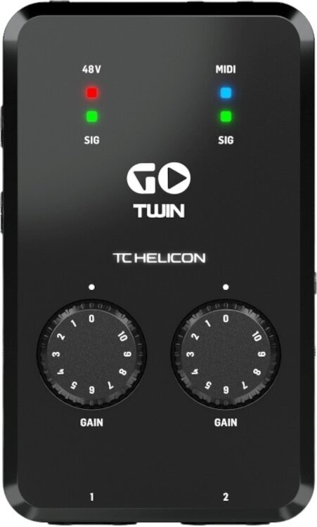 Interface audio iOS et Android TC Helicon Go Twin Interface audio iOS et Android