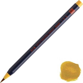 Felt-Tip Pen Akashiya SAI Japanese Brushpen 09 Yellow Ochre 1 pc - 1