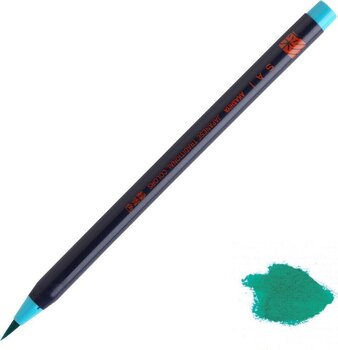 Felt-Tip Pen Akashiya SAI Japanese Brushpen 05 Green Blue 1 pc - 1