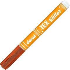 Fixa Darwi Tex Fabric Glitter Marker Fix na textil Měď 6 ml 1 ks
