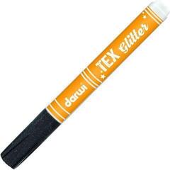 Fixa Darwi Tex Fabric Glitter Marker Fix na textil Black 6 ml 1 ks