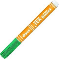Filzstift Darwi Tex Fabric Glitter Marker Textilmarker Dark Green 6 ml 1 stk