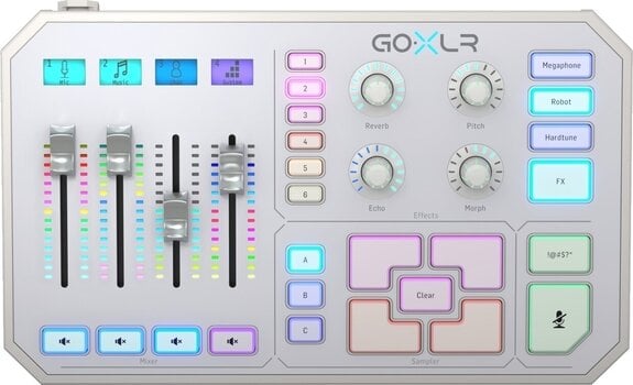 Podcast Michpult TC Helicon GoXLR White White Podcast Michpult - 1