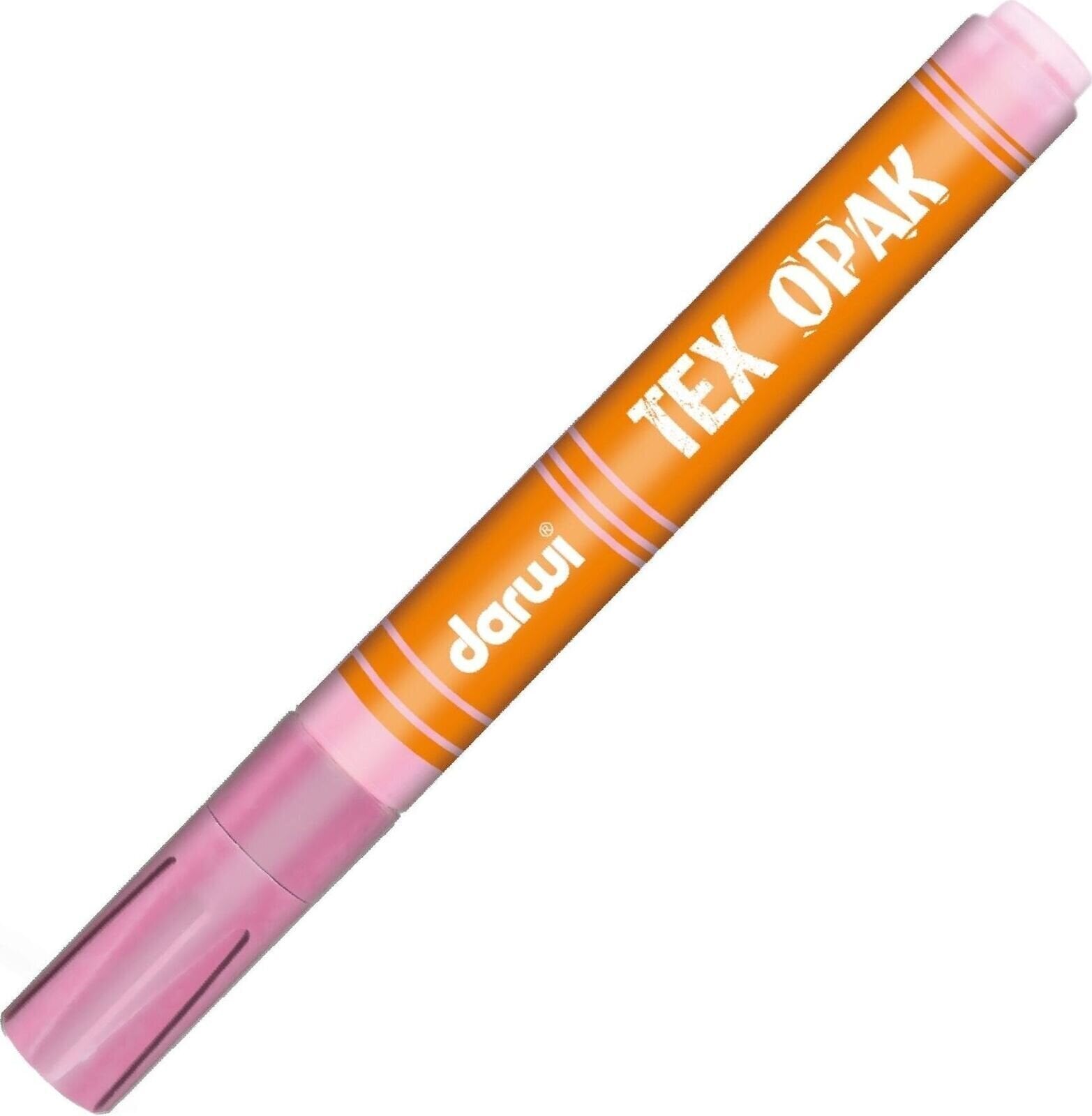 Pixur cu pâslă Darwi Tex Fabric Opak Marker Marker pentru textile Pink 6 ml 1 buc.