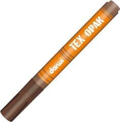 Pixur cu pâslă Darwi Tex Fabric Opak Marker Marker pentru textile Dark Brown 6 ml 1 buc
