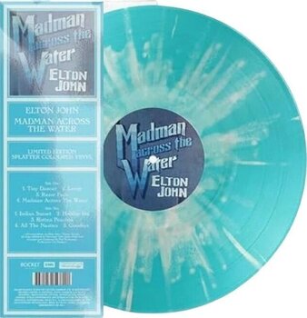 LP ploča Elton John - Madman Across The Water (Light Blue Splatter Coloured) (LP) - 1
