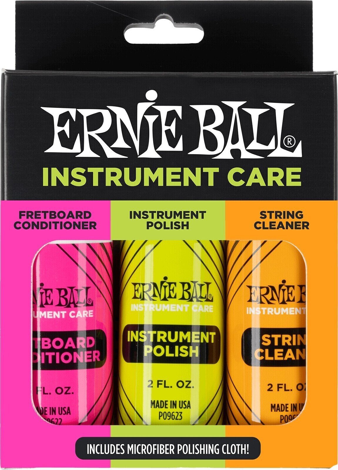 Čistící prostředek Ernie Ball Instrument Care w/Microfiber Polish Cloth 59 ml