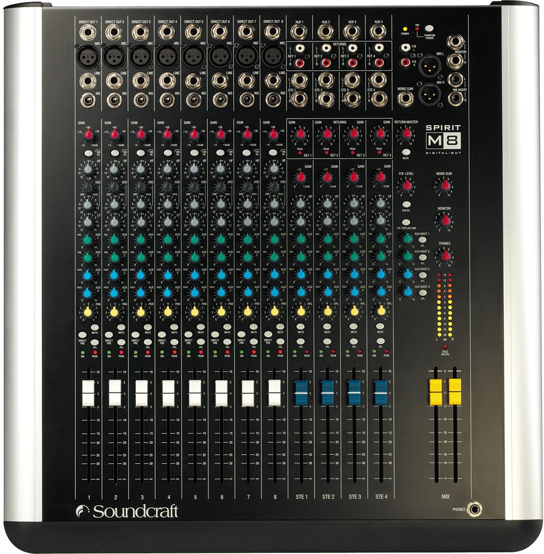 Analógový mixpult Soundcraft SPIRIT M8