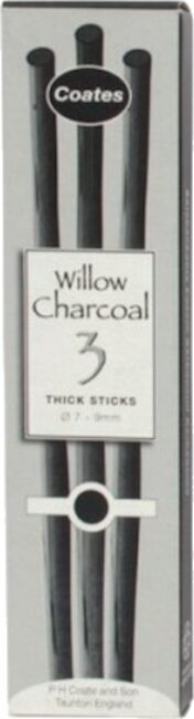 дървени въглища
 Coates Willow Комплект естествени въглени 7 - 9 mm 3 бр.