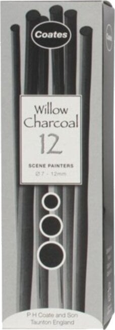 Anglis Coates Willow Charcoal 12 pcs Scene Painters