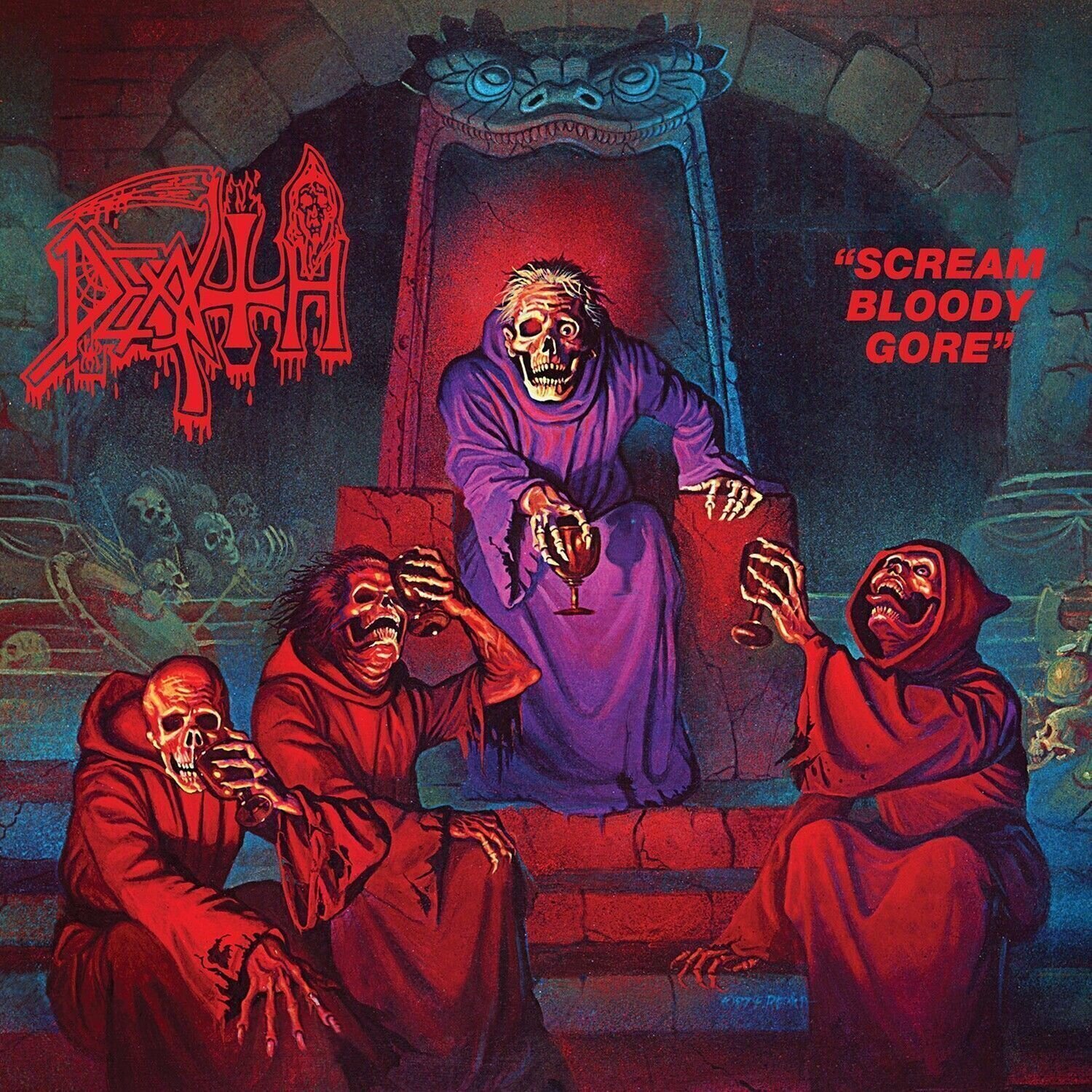 Vinyl Record Death - Scream Bloody Gore (Tri Color Splatter Coloured) (LP)