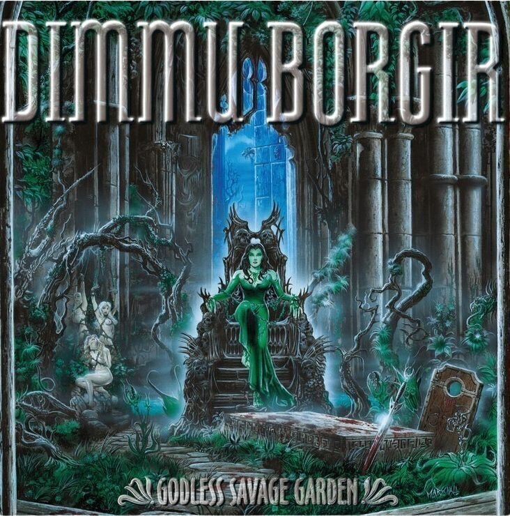 LP Dimmu Borgir - Godless Savage Garden (Deluxe Edition) (Yellow Orange Red Splatter Coloured) (LP)